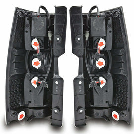 Winjet CTWJ-0066-CR Taillights Chrome Red Lens Fits 07-14 Suburban