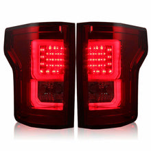 Load image into Gallery viewer, Winjet CTWJ-0440-CR Taillights Chrome Red Lens Fits 15-17 F-150