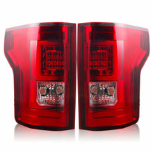 Load image into Gallery viewer, Winjet CTWJ-0440-CR Taillights Chrome Red Lens Fits 15-17 F-150