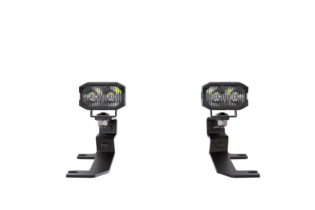 Morimoto LED Pod Lights Yellow Spot Beam For 20-26 Silverado HD 2B-PLR-BAF073-0002