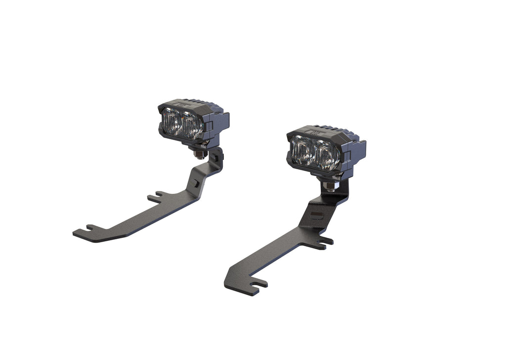 Morimoto LED Pod Lights Yellow Spot Beam For 20-26 Silverado HD 2B-PLR-BAF073-0002