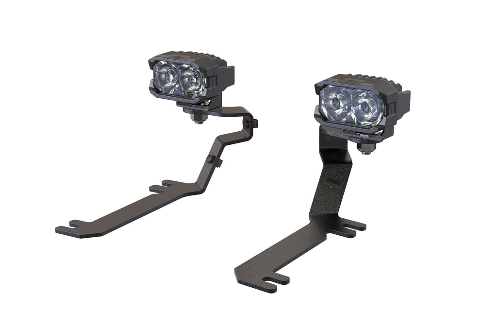 Morimoto 2B-PLR-BAF074-0010 LED Pod Lights Yellow Combo Beam For 15-17 Mustang