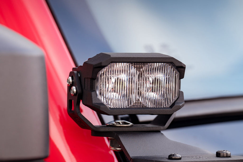 Morimoto LED Pod Lights White Combo Beam For 19-26 Silverado 1500 2B-PLR-BAF091-0009
