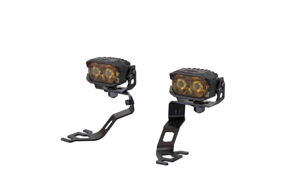 Morimoto 2B-PLR-BAF143-0008 LED Pod Lights Yellow Spot Beam For 09-21 370Z