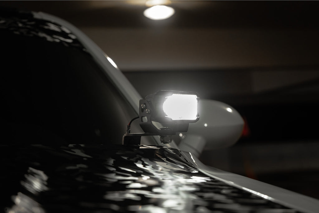 Morimoto LED Pod Lights Yellow Flood Beam For 08-23 Challenger