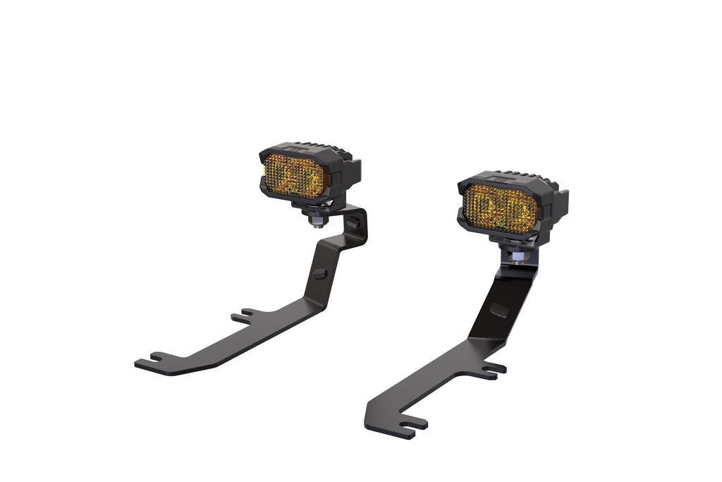 Morimoto 2B-PLR-BAF145-0008 LED Pod Lights Yellow Spot Beam For 20-26 Sierra HD