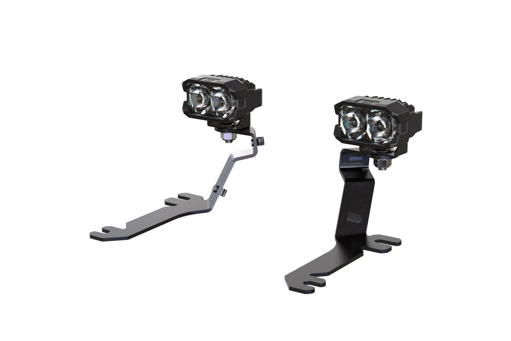 Morimoto 2B-PLR-BAF254-0013 LED Pod Lights White Flood Beam For 18-23 Mustang