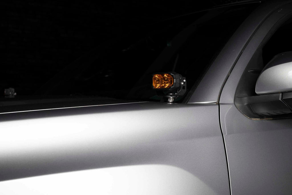 Morimoto LED Pod Light Kit NCS Yellow Spot Beam Fits 16-23 Tacoma
