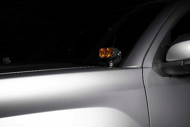 Morimoto LED Pod Light Kit NCS Yellow Combo Beam Fits 16-23 Tacoma