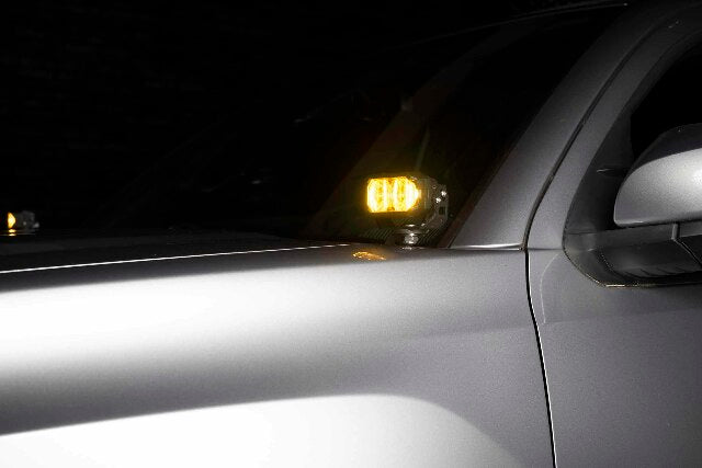 Morimoto LED Pod Light Kit NCS Yellow Combo Beam Fits 16-23 Tacoma
