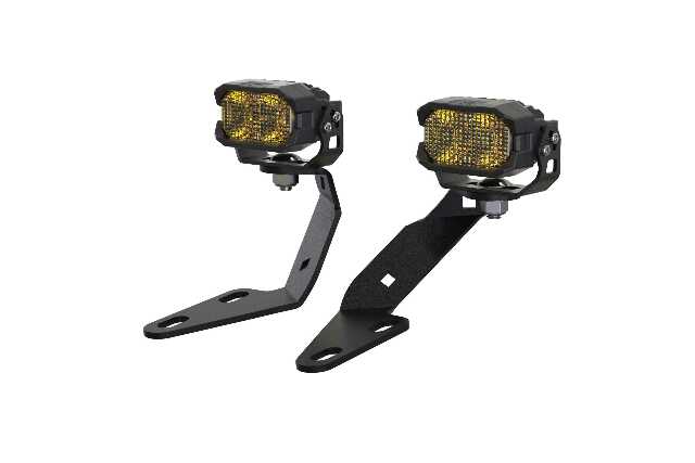 Morimoto 2B-PLR-KIT-1054 LED Pod Light Kit HXB White Spot Beam Fits 16-23 Tacoma