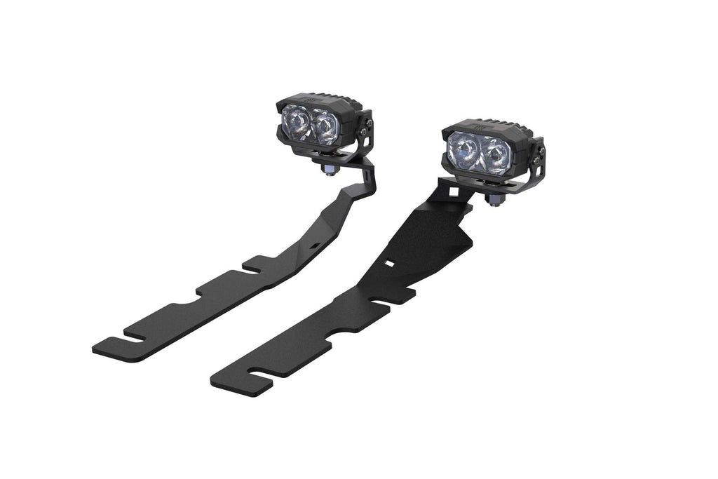 Morimoto 2B-PLR-KIT-1109 LED Pod Light Kit NCS Yellow Spot Beam Fits 09-18 Ram