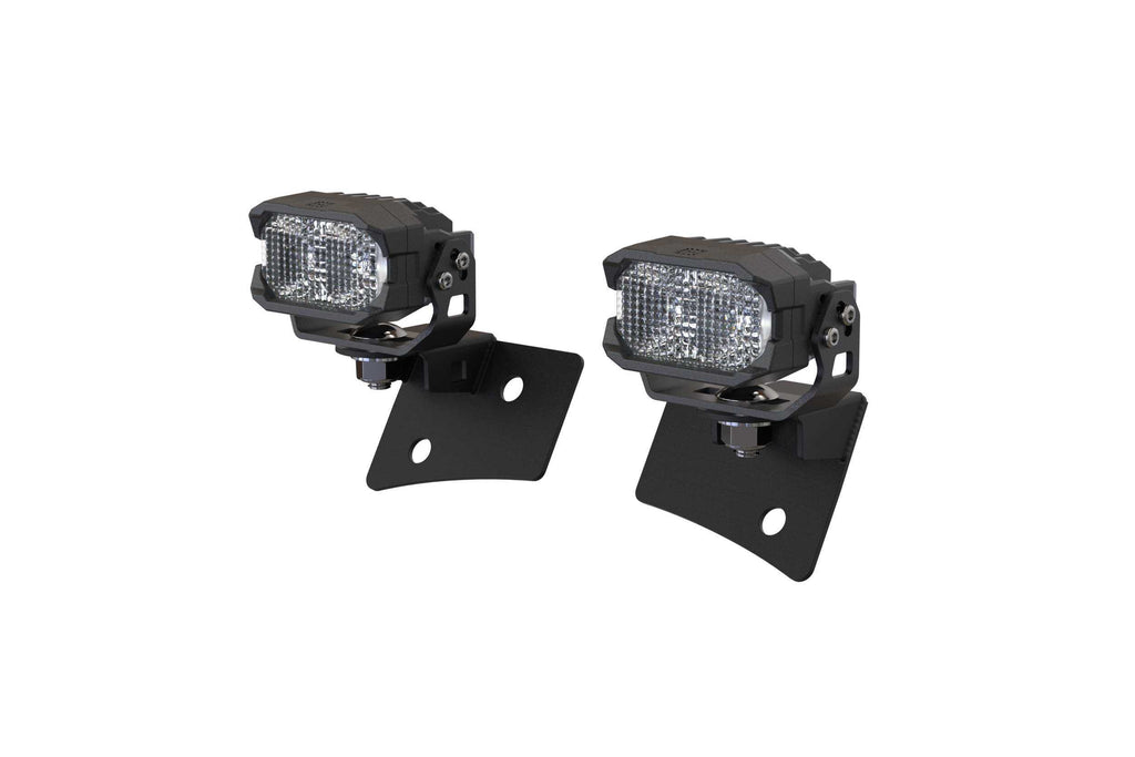 Morimoto 2B-PLR-KIT-1138 LED Pod Light Kit HXB White Spot Beam Fits Wrangler JK