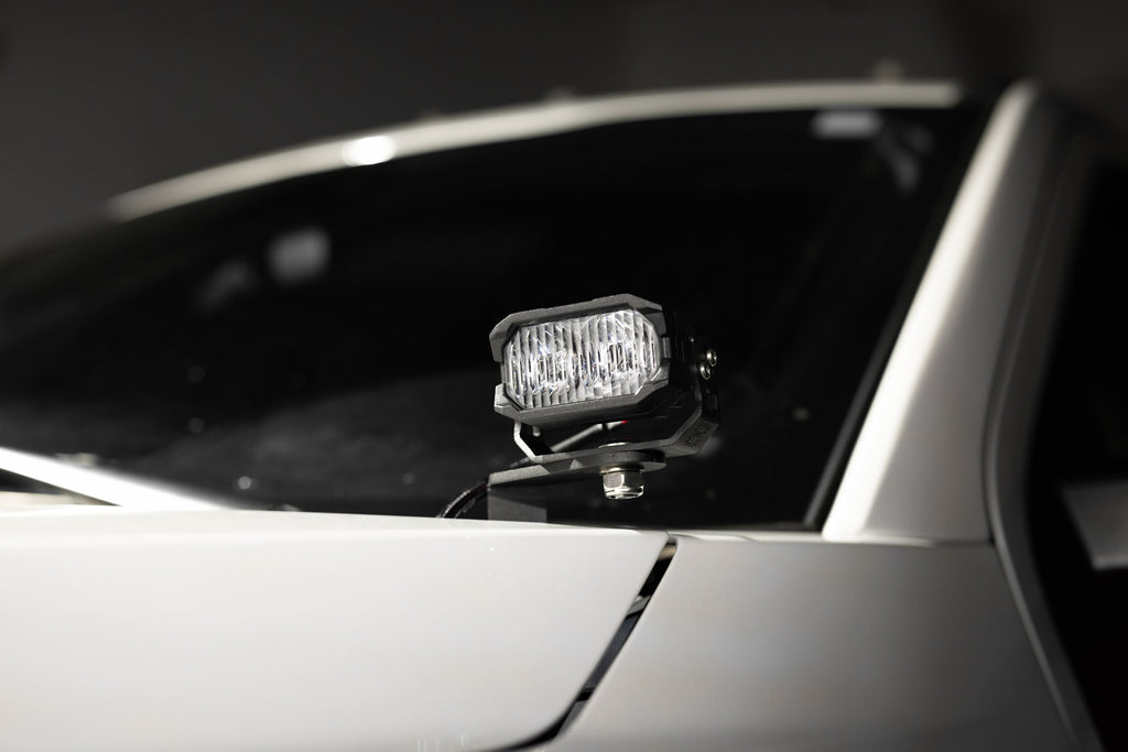 Morimoto LED Pod Light Kit NCS White SAE Wide Beam Fits 17-22 Super Duty