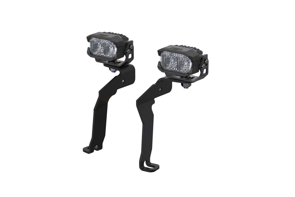 Morimoto 2B-PLR-KIT-1400 LED Pod Light Kit HXB Yellow Combo Beam Fits 21+ F150