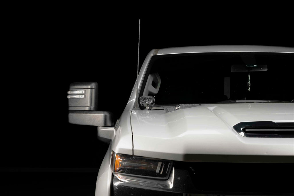 Morimoto LED Pod Light Kit NCS Yellow Spot Beam Fits 2020+ Silverado HD
