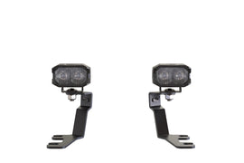 Morimoto LED Pod Light Kit NCS Yellow SAE Wide Beam Fits 2021+ Bronco Sport