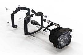 Morimoto 4B-FLUSH-1004 4Banger Flush-Mount Kit NCS White SAE Wide Beam