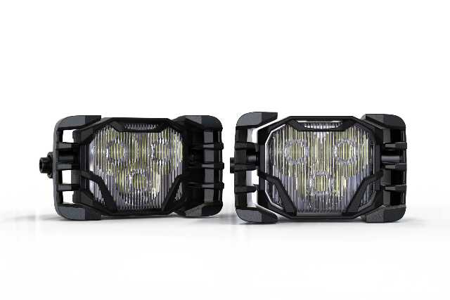 Morimoto LED Fog Light Kit HXB Yellow Spot Beam Fits 17+ Super Duty