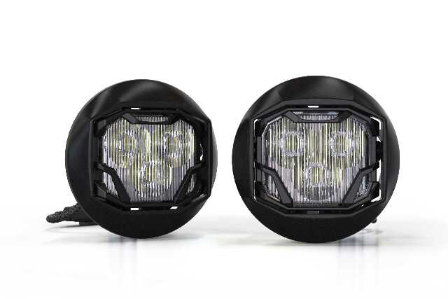 Morimoto LED Fog Light Kit HXB Yellow SAE Wide Beam Fits 07-14 Tahoe