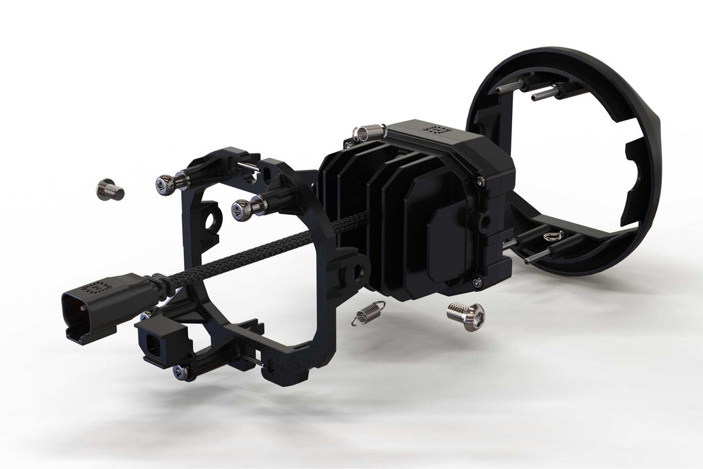 Morimoto 4B-FOG-GM-1094 LED Fog Light Kit HXB White Spot Beam Fits 07-14 Yukon