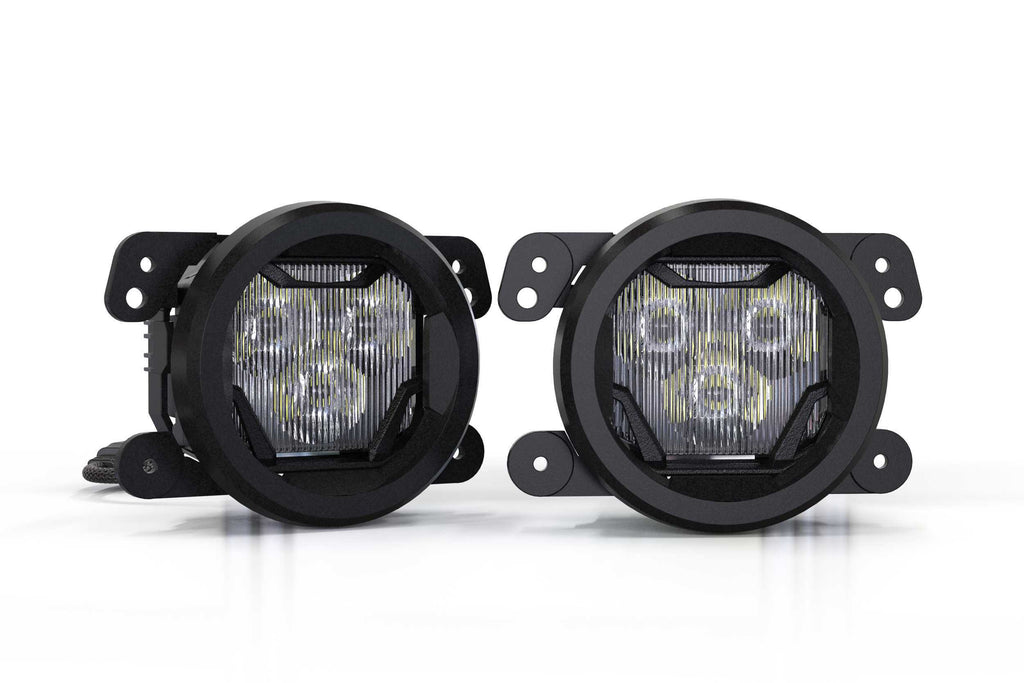 Morimoto 4B-FOG-M-1002 LED Fog Light Kit NCS White Combo Beam Type M