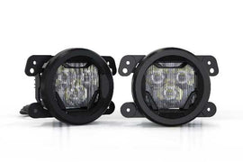 Morimoto 4B-FOG-M-1026 LED Fog Light Kit NCS White Combo Beam Fits Wrangler JK