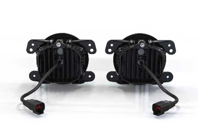 Morimoto 4B-FOG-M-1031 LED Fog Light Kit HXB Yellow Spot Beam Fits Wrangler JK