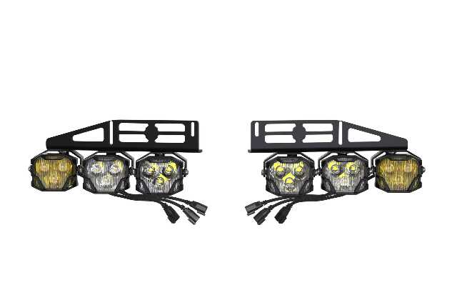 Morimoto LED Fog Light Kit HXB White Wide / Wide / Wide Fits 15-20 Ford Raptor