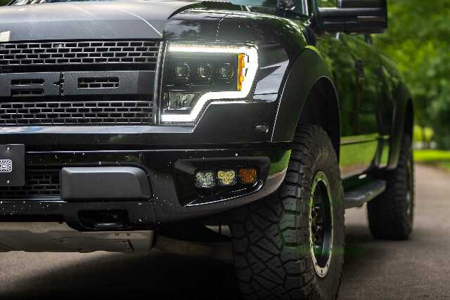 Morimoto 4Banger Triple Fog Brackets and Harness Kit Only Fits 10-14 Raptor