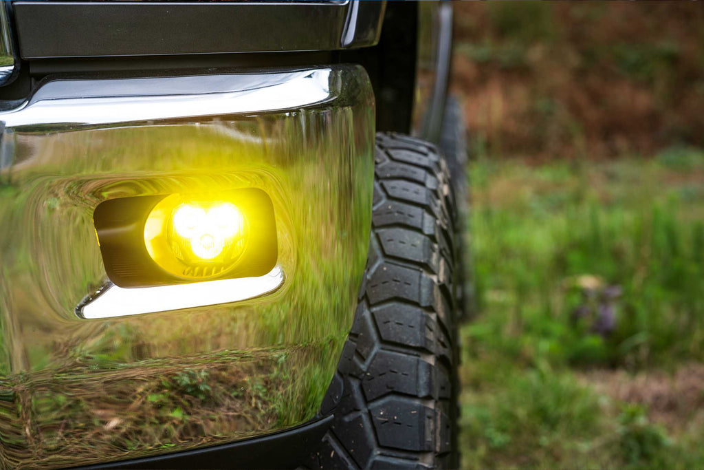 Morimoto 4B-FOG-RH-1012 LED Fog Light Kit NCS White Spot Beam Fits 10-18 Ram HD