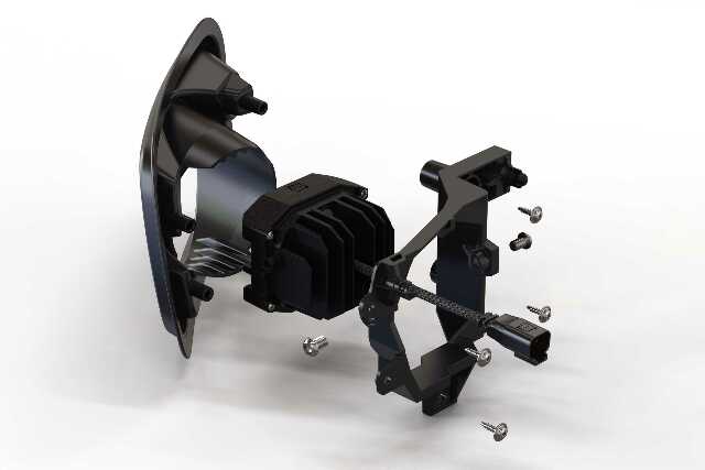 Morimoto 4B-FOG-RH-1019 LED Fog Light Kit HXB Yellow Spot Beam Fits 10-18 Ram HD