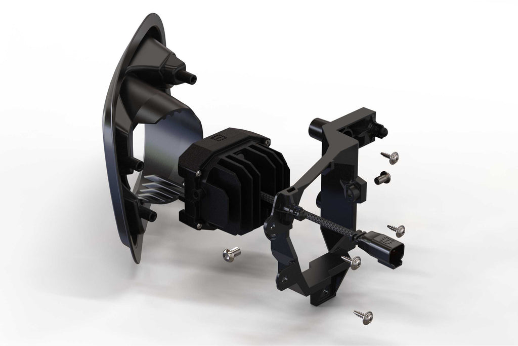 Morimoto 4B-FOG-RH-1020 LED Fog Light Kit HXB White Combo Beam Fits 10-18 Ram HD