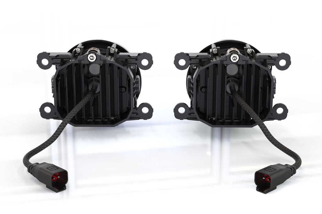 Morimoto 4B-FOG-S-1023 LED Fog Light Kit HXB Yellow SAE Wide Beam Fits 15+ WRX