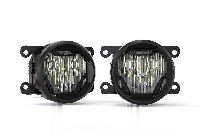 Morimoto 4B-FOG-S-1071 LED Fog Light Kit HXB Yellow SAE Wide Beam Fits 16+ Titan