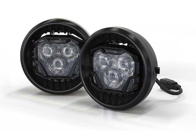 Morimoto 4B-FOG-T2-1013 LED Fog Light Kit NCS Yellow Spot Beam Fits 05-11 Tacoma