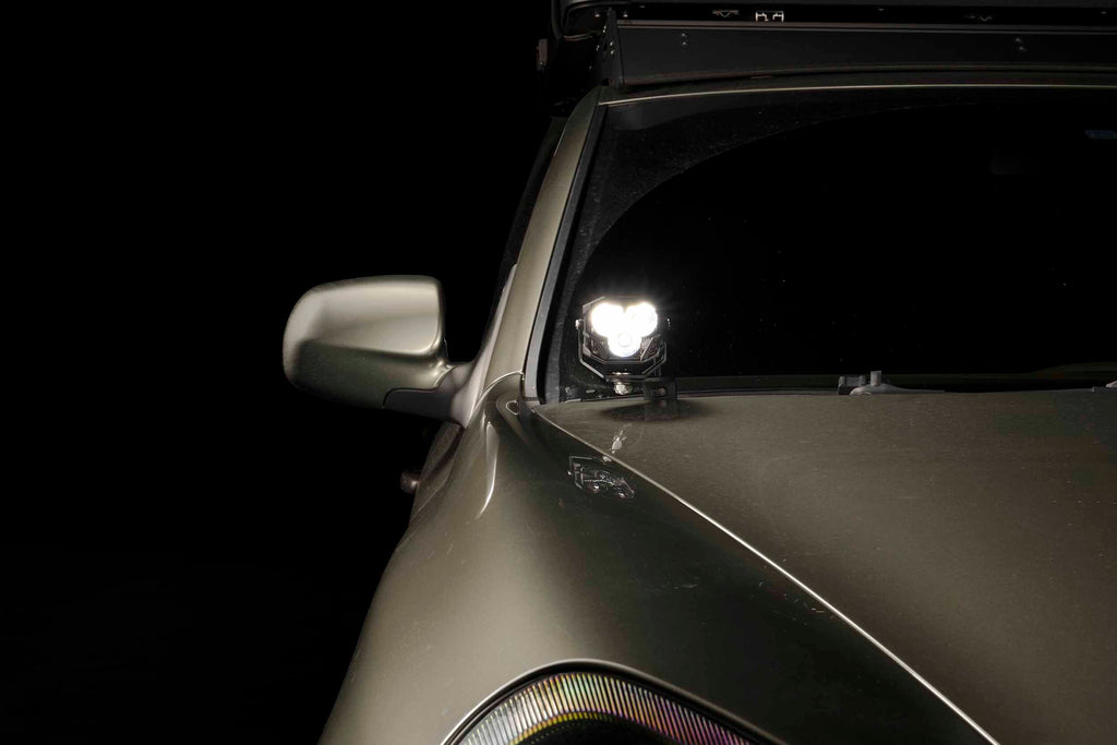 Morimoto 4B-PLR-BAF043-0007 LED Pod Lights White Spot Beam For 03-10 Cayenne