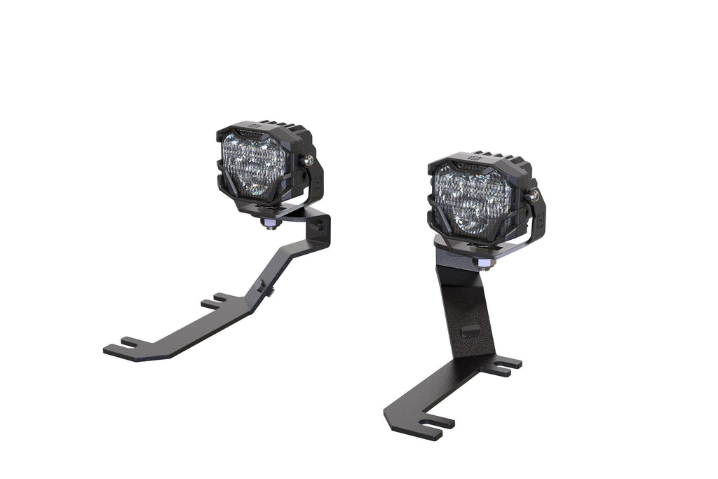Morimoto LED Pod Lights Yellow Flood Beam For 19-26 Sierra 1500 4B-PLR-BAF072-0014