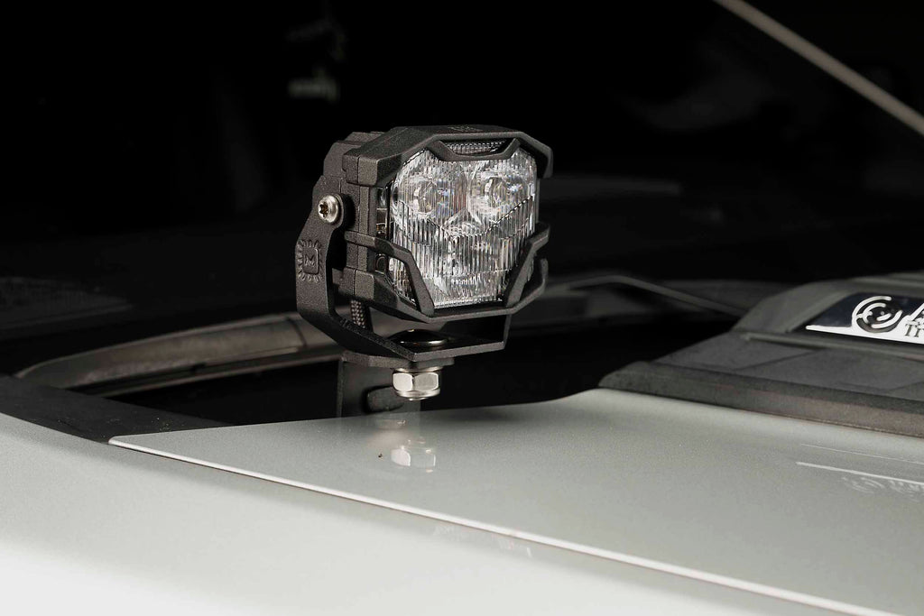 Morimoto LED Pod Lights White Flood Beam For 20-26 Silverado HD
