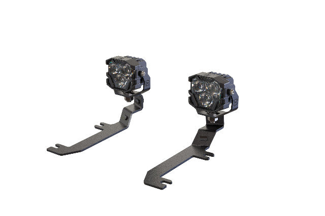 Morimoto LED Pod Lights Yellow Combo Beam For 20-26 Silverado HD