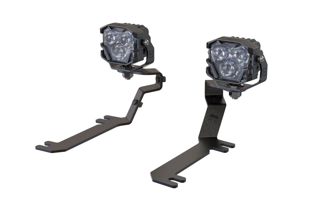 Morimoto 4B-PLR-BAF074-0001 LED Pod Lights White Spot Beam For 15-17 Mustang
