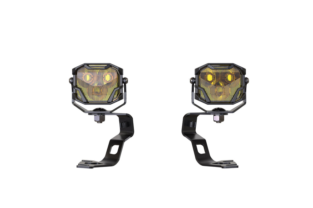 Morimoto 4B-PLR-BAF143-0011 LED Pod Lights White Wide Beam For 09-21 370Z