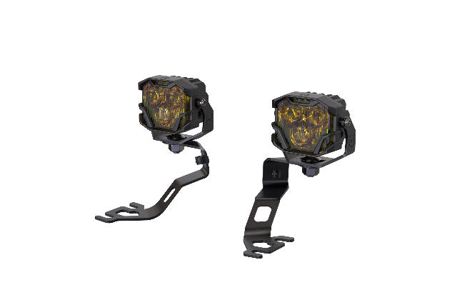 Morimoto 4B-PLR-BAF143-0010 LED Pod Lights Yellow Combo Beam For 09-21 370Z