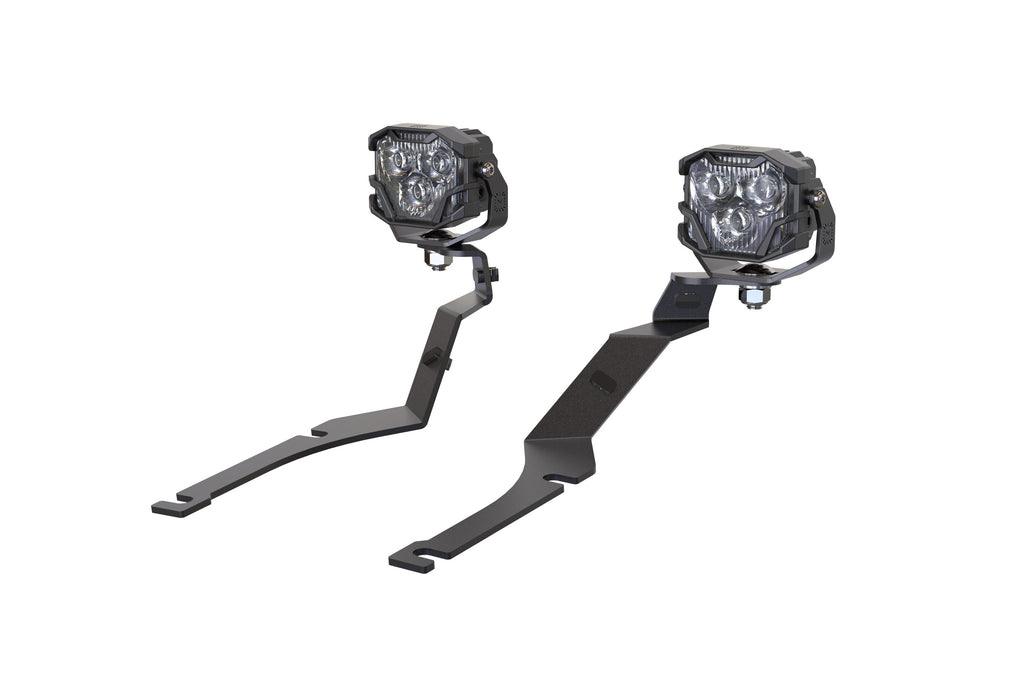 Morimoto 4B-PLR-BAF150-0005 LED Pod Lights White Wide Beam For 15-23 Charger