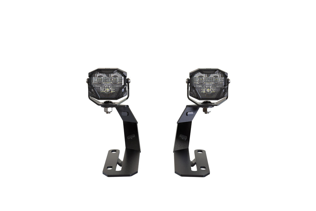 Morimoto 4B-PLR-BAF250-0004 LED Pod Lights Yellow Combo Beam For 18-26 Atlas