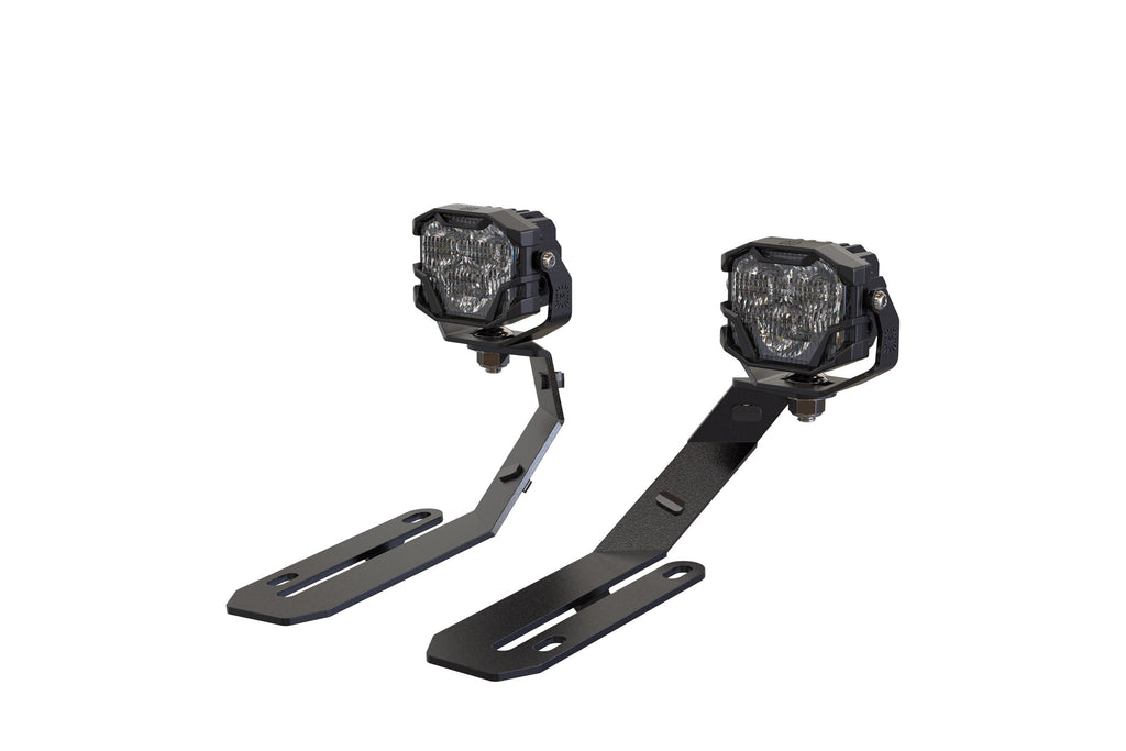 Morimoto 4B-PLR-BAF250-0004 LED Pod Lights Yellow Combo Beam For 18-26 Atlas