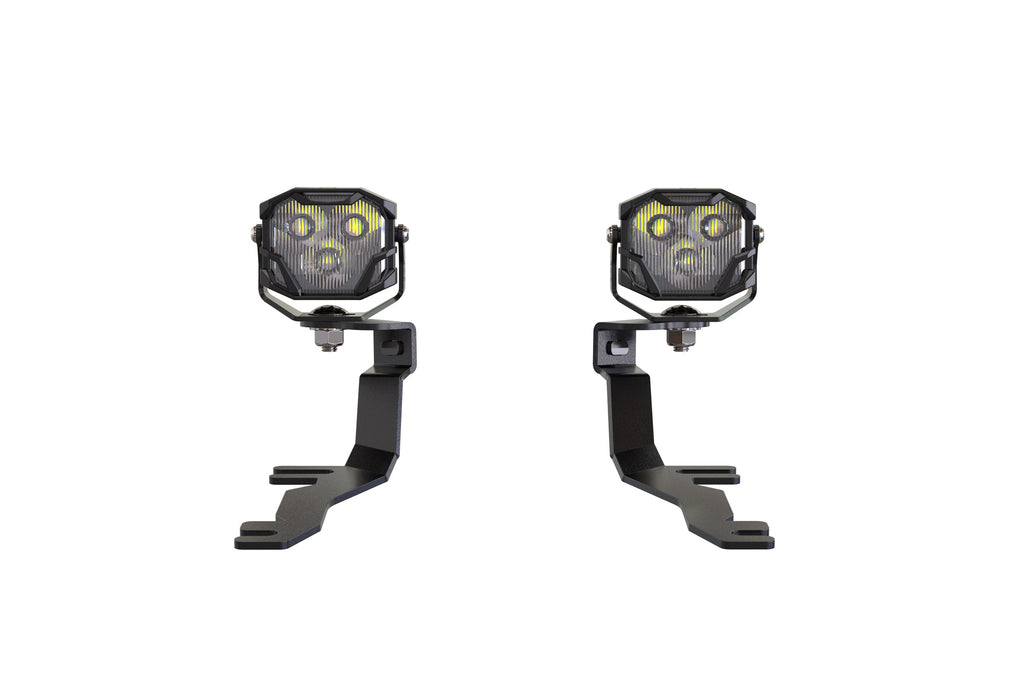 Morimoto 4B-PLR-BAF252-0007 LED Pod Lights White Spot Beam For 24-26 Mustang