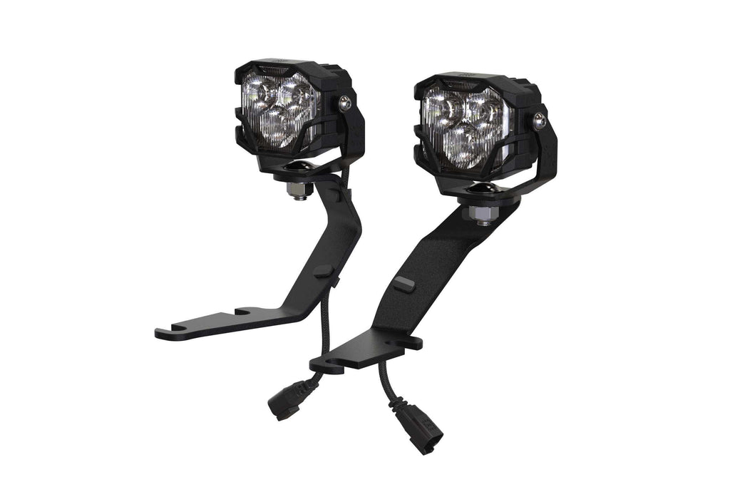 Morimoto LED Pod Light Kit HXB White SAE Wide Beam Fits 14-21 Tundra