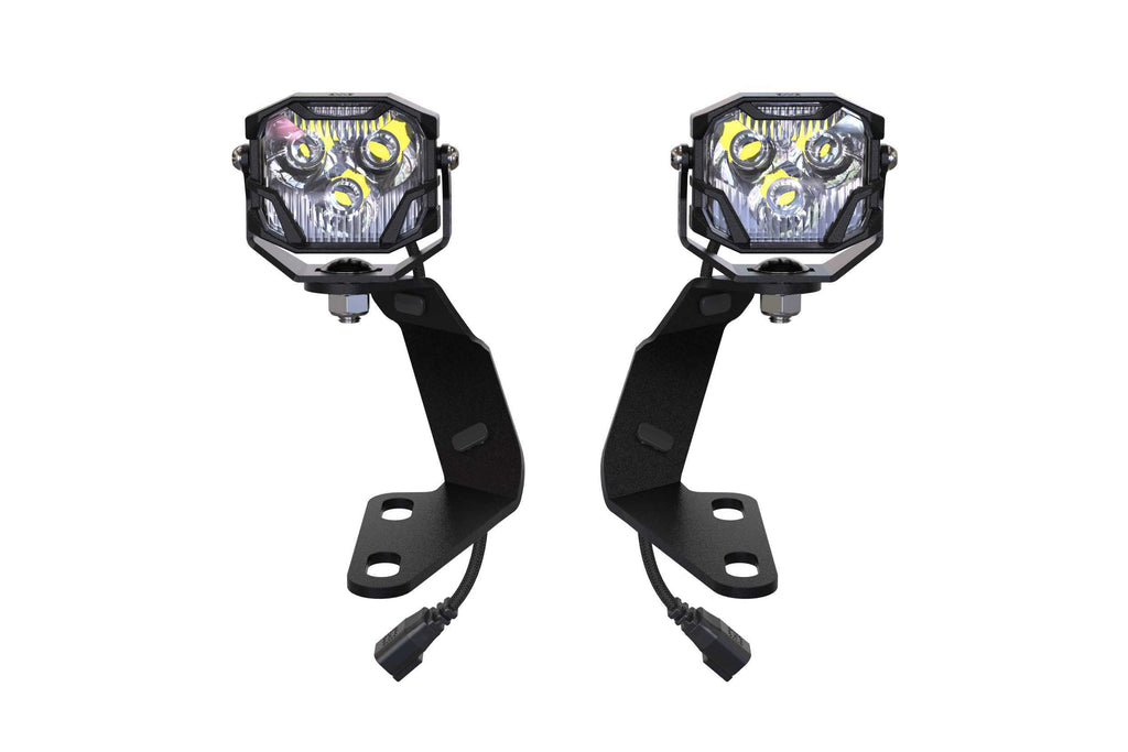 Morimoto LED Pod Light Kit HXB White SAE Wide Beam Fits 10-13 4Runner