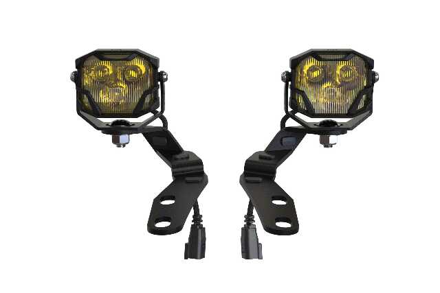 Morimoto LED Pod Light Kit HXB Yellow Spot Beam Fits 16-23 Tacoma